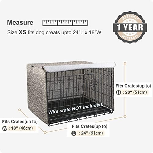 Explore Land Pattern Dog Crate Cover, 24 Inches (Vintage Violet) - Image 2
