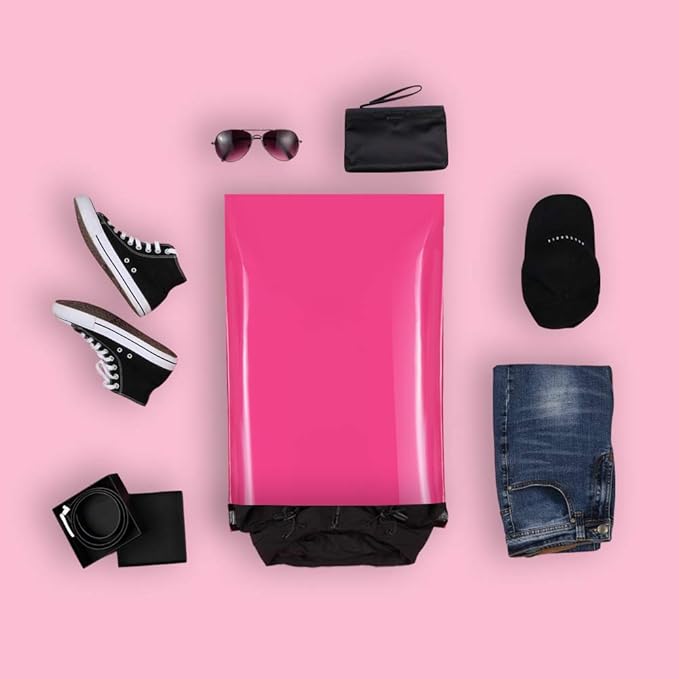 UCGOU Poly Mailers 19x24 Inch Hot Pink 50 Pack Extra Large Shipping Bags Strong - Image 5