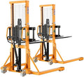 APOLLOLIFT Manual Pallet Stacker 63" Lifting Height 2200lbs Capacity by APOLLOLIFT
