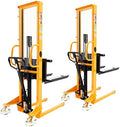 APOLLOLIFT 2 PC Manual Pallet Stacker 1100lbs Capacity 63" Lift Height by APOLLOLIFT