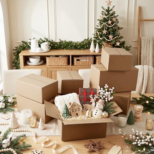 Hoikwo 20 Pack Brown Assorted Shipping Box, 11x6x6, 10x7x5, 9x6x4, 8x6x4 - Image 6