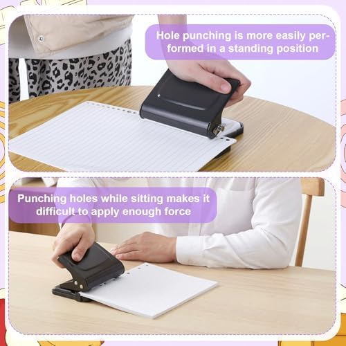 10 Hole Binding Machine for Planners with 10PCS 30Hole Spiral Binding Coils - Image 6