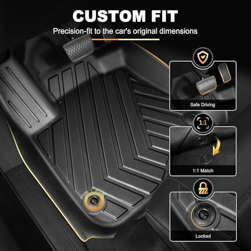 Floor Mats Fit for Honda CRV 2026 2025 2024 2023 (Gasoline & Hybrid) - Image 4