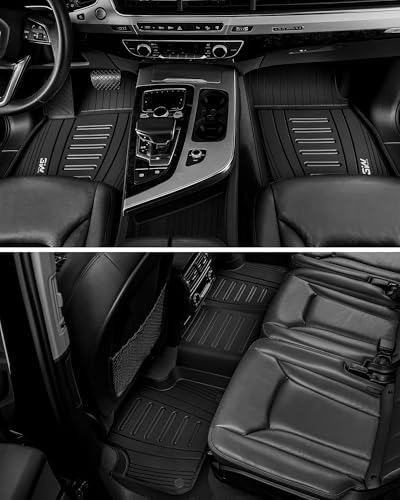 3W Floor Mats for Audi Q7/SQ7 2017-2026 & Q8 2019-2026, 4M TPE - Image 3