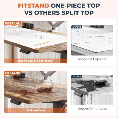 48x 24''One-piece Standing Desk Adjustable for Home Office - Image 5