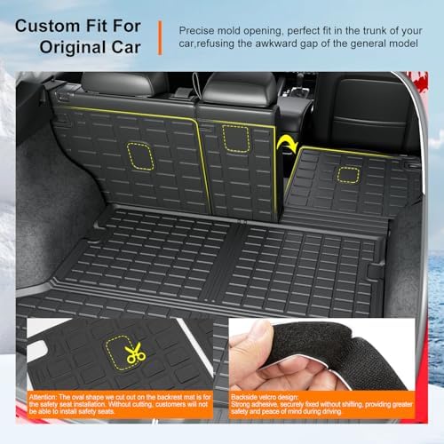 powoq Floor Mats Cargo Mat Compatible with 2017-2022 Mazda CX-5 - Image 2