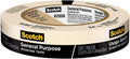 3M 36-Rolls of .94” x 60 yds 2050-24AP Scotch Greener Tan General Purpose Masking Tape by ScotchBrand