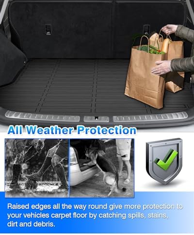 Cartist Floor Mats and Cargo Liner Fit for Chevy Trax (LS, ACTIV, LT, 1RS, 2RS) 2024-2026 & Buick Envista 2024-2026 All Weather Floor Mat for 2024 2025 2026 Envista & Trax Heavy Duty Carpet Protection - Image 6