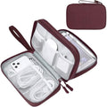 FYY Electronic Organizer, Travel Tech Pouch Bag, Large, Wine Red by FYY
