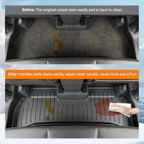 powoq Floor Mats Cargo Mat Compatible with 2021-2026 Chevy Trailblazer FWD - Image 3