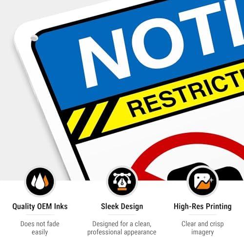 No Cell Phones Or Photography Beyond This Point Sign, ANSI Notice Sign, - Image 5