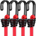WORKPRO 24" Bungee Cords with Hooks, 4 Pack Heavy Duty Outdoor Bungee Strap by WORKPRO