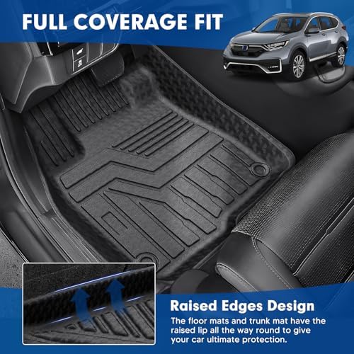 Floor Mat & Cargo Liner for Honda CR-V CRV 2017-2022 (NOT for Hybrid) - Image 3
