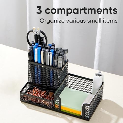 deli Mesh Desk Organizer, Black - Image 2