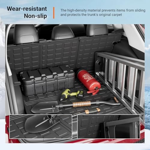 powoq Cargo Mat & Backrest Mats Compatible with 2017-2025 Jeep Compass - Image 4