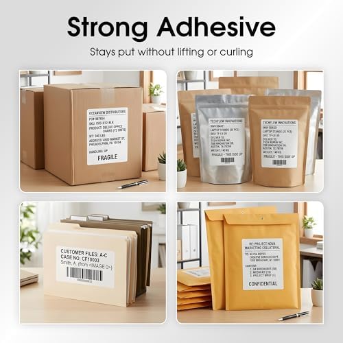 8.5" X 11" Matte White Full Sheet Labels (250 Sheets, 250 Stickers) - Image 5