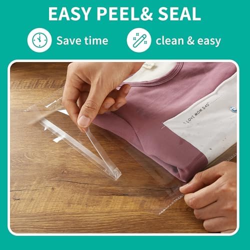 iMailer 1000 Pack 6" x 9" Cellophane Bags Self Sealing - Image 4