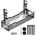 Under Desk Cable Management Tray, No Drill Mesh Cable Tray Cord Organizer by Unknown