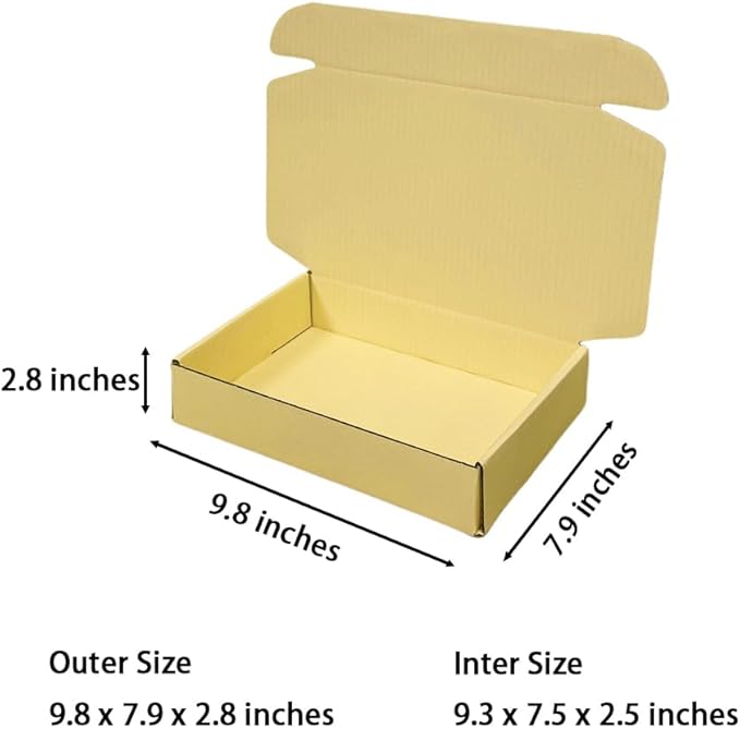 30 Pcs 9.8 x 7.9 x 2.8 inches Shipping Boxes - Image 2