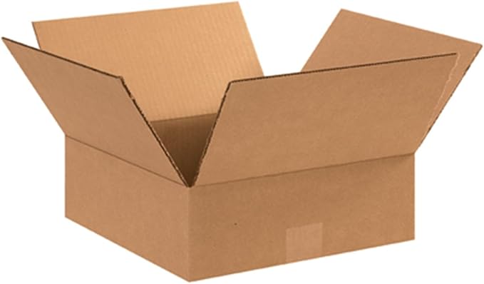 Secure Seal - 10x10x4 Pack of 25 Corrugated Cardboard Packing Shipping Mailing by Secure+Seal