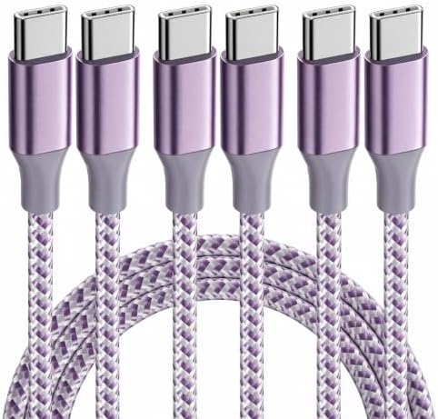 KYEHD USB C Cable，3 Pack 10FT 60W Fast Charging USB C to USB C Cable, Durable Type C Charger Cable for iPhone 17/16/15/iPad MacBook CarPlay and More by Unknown