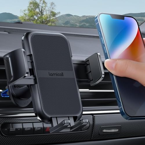 Lamicall 2026 Wider Clamp & Metal Hook Car Phone Holder Vent Accessories by Lamicall