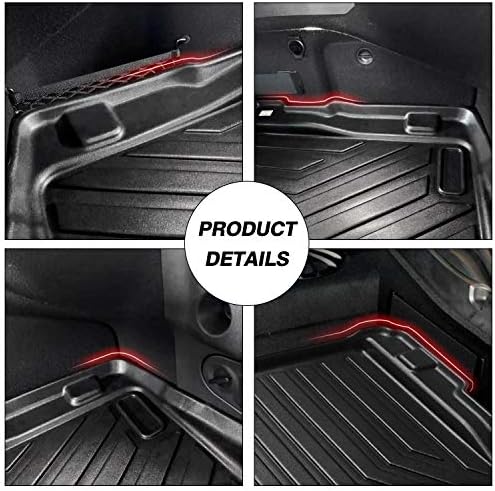 KUST Custom Fit Trunk Mat for 2020-2025 2026 Toyota GR Supra Accessories Cargo Liner All Weather Trunk Floor Mat Black TPE - Image 4