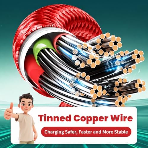 Multi Charging Cable for Multiple Devices with 3Type-C/iWatch Charger, 5FT - Image 2