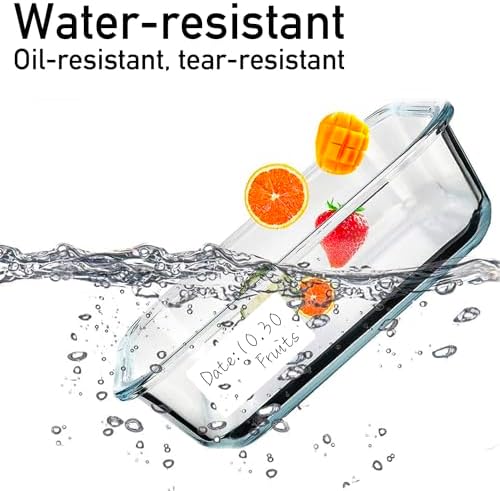 1000 Pcs Blank Removable Freezer Labels Water Oil Resistant for Food Containers Jars Pantry Organization (Each Measures 1” x 2”) - Image 4