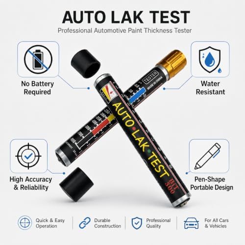 Paint Thickness Tester Meter Gauge for Used Car Inspection - Image 3