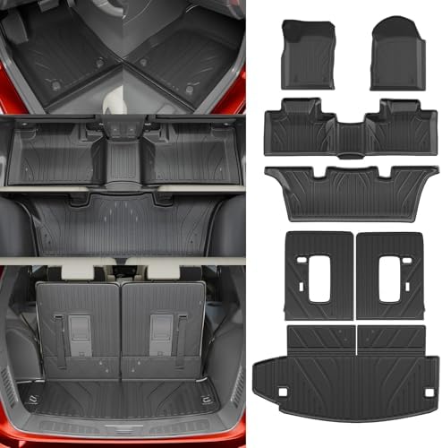 Floor Mats Set (7 PCS) for 2016-2025 2026 Dodge Durango 6-Seater by Dattumar