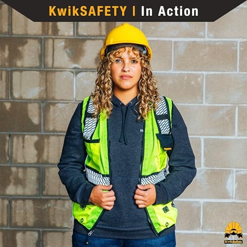 KwikSafety RoadBOSS Econ & Premium Safety Vest for Women Class 2 ANSI OSHA - Image 6