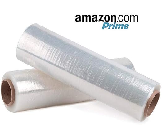 APQ 4 Rolls of Blown Hand Stretch Film 18" x 2000'. Clear Hand Stretch Wrap - Image 7