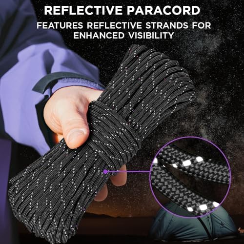 Paracord Rope 550 lb 4mm – Parachute Cord – Utility Camping Rope - Image 2