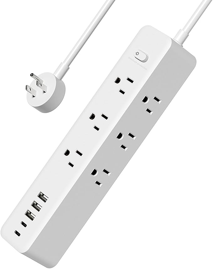 Surge Protector Power Strip, 9 Widely Spaced Outlets, 3 USB A & 2 USB C Ports by PATDEENREE