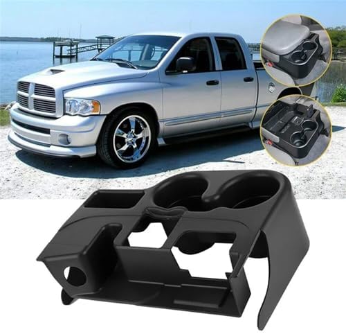 ABS Cup Holder with Storage Tray for 1500 2500 3500 Models 2003-2012 Vehicle Center Console Organizers SS281AZAA - Image 7