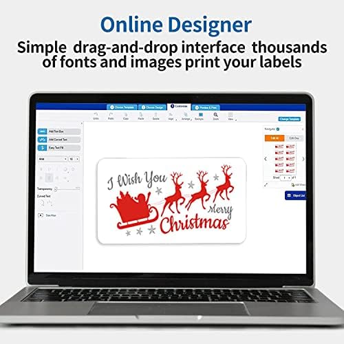 2” x 4” Shipping Labels 2000 Address Labels Printable, White Sticker Label Sheets for Laser Inkjet Printers (10 Labels/Sheet, 200 Sheets) - Image 6