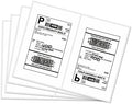 Half Sheet Laser & Inkjet - Rounded Corner Shipping Address Labels - 5-1/2" X 8-1/2" (200 Labels) by FungLam
