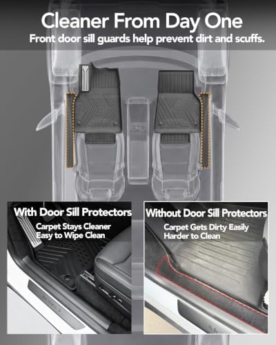 SUPER LINER Tesla New Model Y Juniper Floor Mats 2026 2027, 11-Pcs Set TPE - Image 4