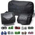 PR Personal Record Heavy Duty Premium Wrist Wraps, More Elasticity, Reinforced Stitching, Extra Wide Strap, Strong Thumb Loop, Larry Wheels Weightlifting Wraps by PRPersonalRecord