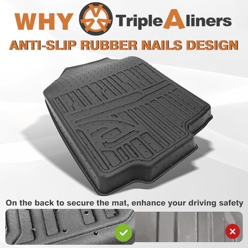 TripleAliners Floor & Trunk & Backrest Mats for 2025+ Chevy Equinox, NOT EV - Image 6
