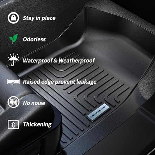 Floor Mats for 2021-2026 Chevrolet Suburban 7 Seats Bucket Seat - Image 4
