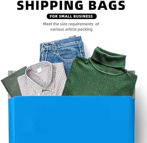 POLYSELLS 14.5x19 Blue Poly Mailers 50 Pack Self Seal Shipping Bags - Image 6