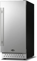 Tylza Beverage Refrigerator 15 Inch Wide, Mini Fridge Stainless Steel Under by TYLZA