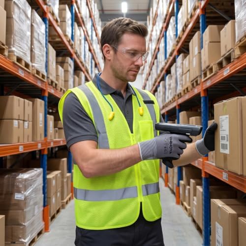PPE Kit: Safety Vest, Safety Glasses, Work Gloves, Earplugs - Image 6