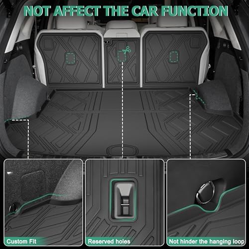 Cargo Mat for Genesis GV80 5-Seat 2021-2026 (Not for Coupe) Seat Back Mats - Image 2