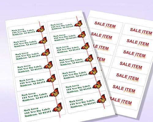 NextDayLabels – 4" x 1-1/3" Rectangular Sticker Labels - Image 3
