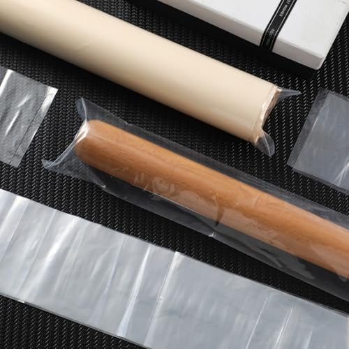 100 Pack Clear Poster Storage Bags 8 X 47 Inch 2.3 Mil Flat - Image 4
