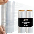 GORILLA GRIP 500% Stretch Film Heavy Duty Plastic, 2 Pack 500ft Shrink Wrap by GorillaGrip
