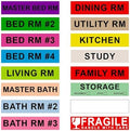 16 Rolls 960 PCS Moving Labels, 1''x4.5'' Color Coded Stickers by Printholic